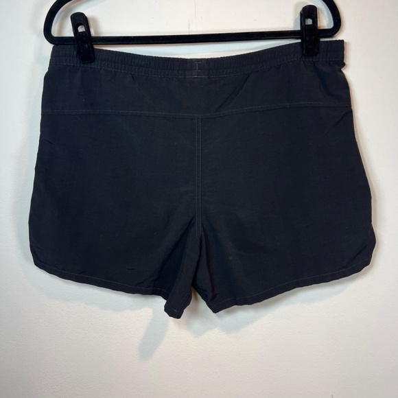 Patagonia Womens Nylon 5" Shorts Black Pull On Unlined Drawstring Outdoor Medium - Picture 9 of 11